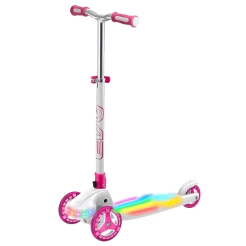 Evo 3 Tekerlekli Colour Burst Işıklı Beyaz Scooter