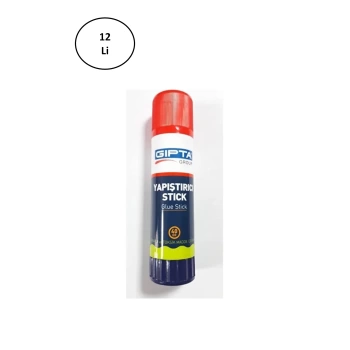 Gıpta Glue Stick Yapıştırıcı 40 Gr Beyaz 12li