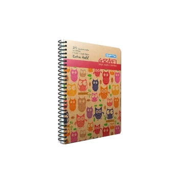 Gıpta Grafi 17x24 120 Yaprak 2+1 Sert Kapaklı Defter