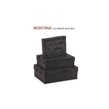 Gıpta Montana 3Lü Tekstil Hediye Kutusu Set 4-Bx12550-2161