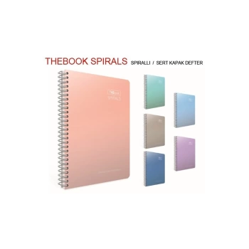 Gıpta Thebook 17x24 Sert Kapak Spiralli Pastel Defter 140 Yaprak Çizgili