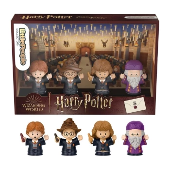 HVG45 Little People Collector Harry Potter ve Felsefe Taşı 4lü Figür Paketi