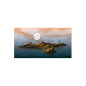 Kanvas Sayılarla Boyama Seti Kasnaklı-çerçeveli Bir İstanbul Masalı