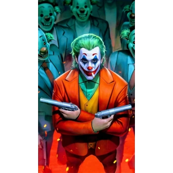 Kanvas Sayılarla Boyama Seti Kasnaklı-çerçeveli Joker 19