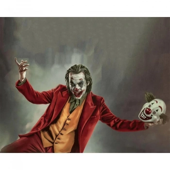 Kanvas Sayılarla Boyama Seti Kasnaklı-çerçeveli Joker 2