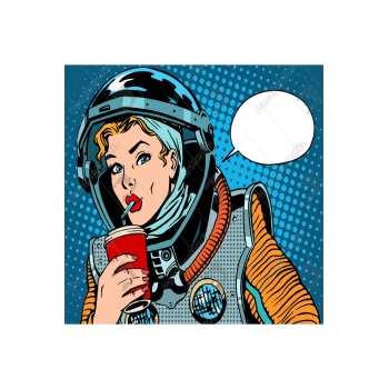 Kanvas Sayılarla Boyama Seti Kasnaklı-çerçeveli Popart Astronot