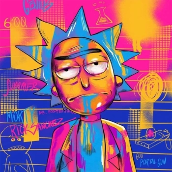 Kanvas Sayılarla Boyama Seti Kasnaklı-çerçeveli Renkli Rick
