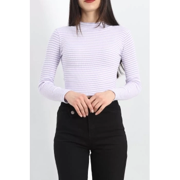 Kaşkorse Yarım Balıkçı Fitilli Basic Body Lila - 19342.1567.