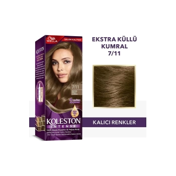 Koleston Intense Saç Boyası 7/11 Ekstra Küllü Kumral - Salon Kalitesi