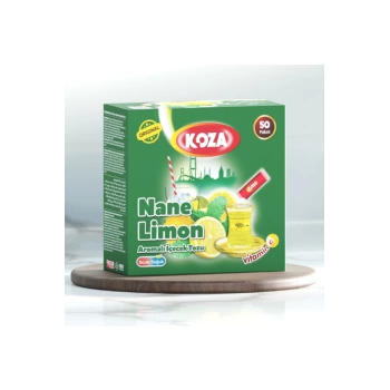 Koza Tek İçimlik Nane Limon Aromalı Toz İçecek 50li