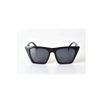 Mat Siyah Çerçeveli Unisex Güneş Gözlüğü - Moda Gözlük