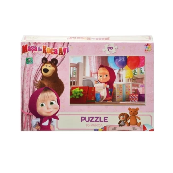 Nessiworld MB7541 Laço, Maşa ve Koca Ayı 70 Parça Pz