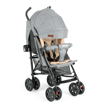 Nessiworld Moje Strong Baston Bebek Arabası Gri Siyah