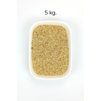 Muhabbet ve Tüm Egzotik Kuşlar İçin Doğal Taze Tane Sarı Darı - 5 kg