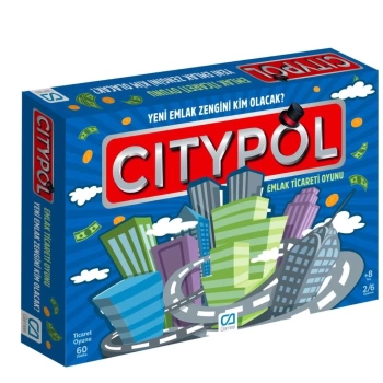 Nessi World CAOYN-5221 Citypol Emlak Ticaret Oyunu -CA Games