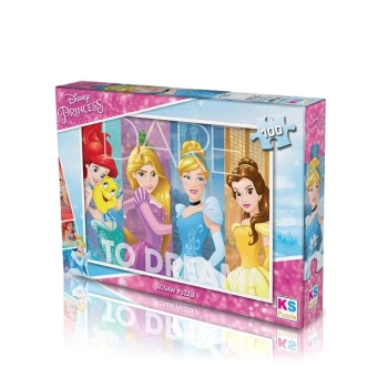 NessiWord PR714 KS Disney Princess / 100 Parça Puzzle