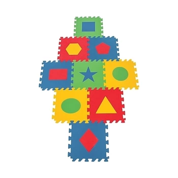 Nessiworld 03 472 POLY EĞİTİCİ YER KAROSU GEOMETRİK ŞEKİLLER 7MM