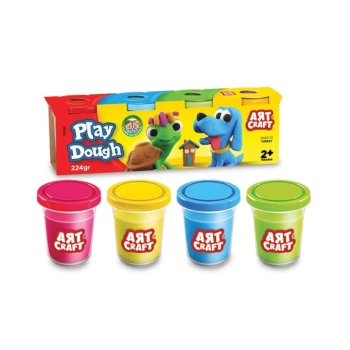 Nessiworld 03280 Art Craft 4lü Oyun Hamuru 224 gr  -Dede