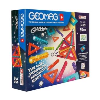 Nessiworld  0535 Geomag Glitter Manyetik Zeka Oyunu 35 Parça