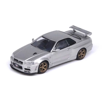 Nessiworld  1/64 Nissan Skyline GT-R V-Spec Il Silver IN