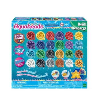Nessiworld 31995 AquaBeads Parlak Boncuk Paketi (yedek paket) 2000 parça +4 yaş