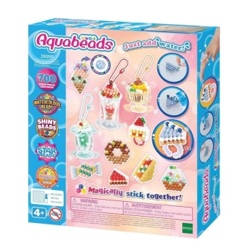 Nessiworld  35090 AquaBeads Dondurma ve Tatlı Aksesuar Kiti - 700 parça +4 yaş