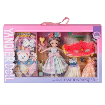 Nessiworld 3688-033A Fashion Aksesuarlı Eklemli Bebek -Karsan  Oyuncak