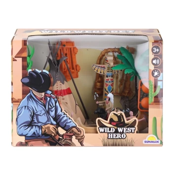 Nessiworld 4339 Kızılderili Sesli Işıklı Kovboy Oyun Seti