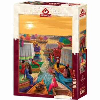 Nessiworld 5238 Çiçek Limanı 1000 Parça - Art Puzzle