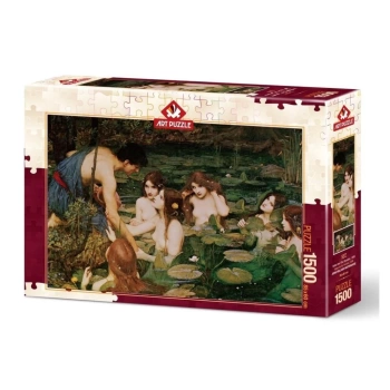 Nessiworld 5377 Art Puzzle Hylas ve Su Perileri,1896 1500 parça Puzzle / +15 yaş