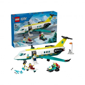 Nessiworld 60465 Lego City Helikopter Ambulans Uçağı 403 parça +6 yaş