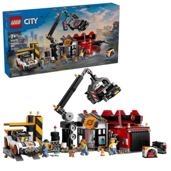 Nessiworld 60472 Lego City Hurdalık ve Arabalar 871 parça +7 yaş