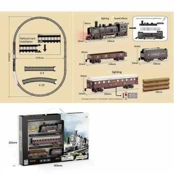 Nessiworld 621B RETRO VAGONLARI IŞIKLI LÜX TREN