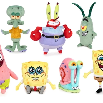 Nessiworld 760025633 SpongeBob Serisi Sostenible Peluş 30 cm (7 Asorti)