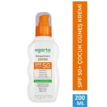 Nessiworld Agarta Doğal Güneş Kremi Çocuk 50 SPF 200 ml