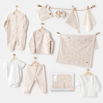 Nessiworld Andywawa AC25181 Bear Time 10Lu Hastane Çıkışı Light Beige