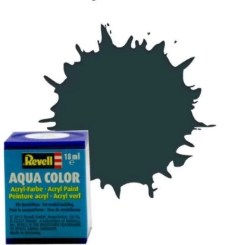 NessiWorld Aqua Color Dark Green - Mat Boya - 18 ml