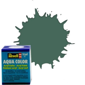 NessiWorld Aqua Color Greenish Grey - Mat Boya- 18 ml