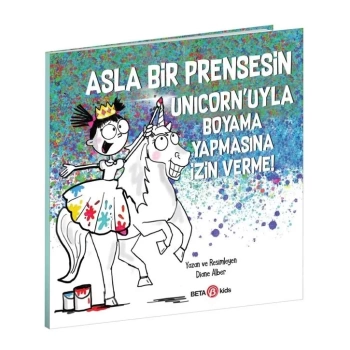 NessiWorld Asla Bir Prensesin Unicornuyla Boyama Yapmasına İzin Verme