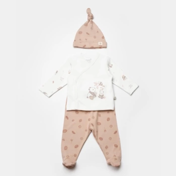 Nessiworld Nessiworld Bibaby Biorganic Love Our Earth 3 Parça Set 73345 Mocha