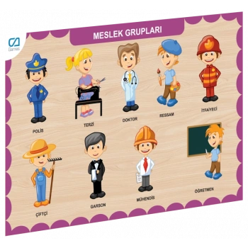 Nessiworld CAAHS-3203 CA GAMES AHŞAP MESLEK GRUPLARI BUL-TAK