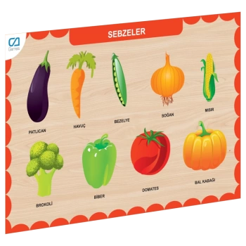 Nessiworld CAAHS-3205 CA GAMES AHŞAP SEBZELER BUL-TAK