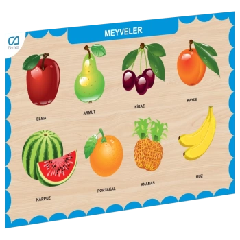 Nessiworld CAAHS-3206 CA GAMES AHŞAP MEYVELER BUL-TAK