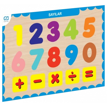 Nessiworld CAAHS-3207 CA GAMES AHŞAP SAYILAR BUL-TAK