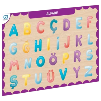 Nessiworld CAAHS-3208 CA GAMES AHŞAP ALFABE BUL-TAK