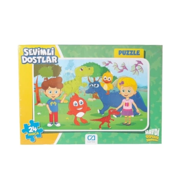 NessiWorld CAFRM-5121-5122 Sevimli Dostlar Frame Puzzle 24 Parça