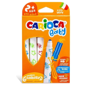 Nessiworld Carioca Jumbo Keçeli Boya Kalemi 6lı