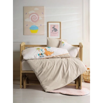 Nessiworld  Cotton Box Punch Nakışlı Bebek Nevresim Takımı Kiddo