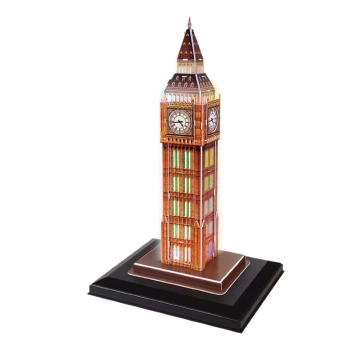 Nessiworld Cubic Fun 28 Parça 3D Puzzle Big Ben Saat Kulesi