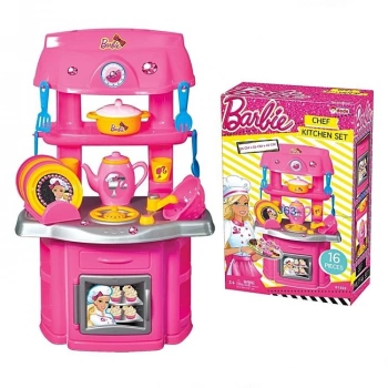 Nessiworld  Dede Barbie Şef Mutfak Seti